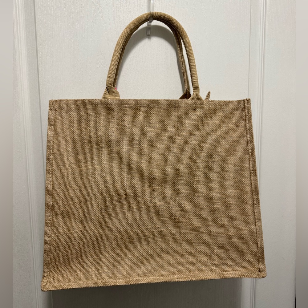 Lele Doll Jute Tote Bag - Picture 2 of 3